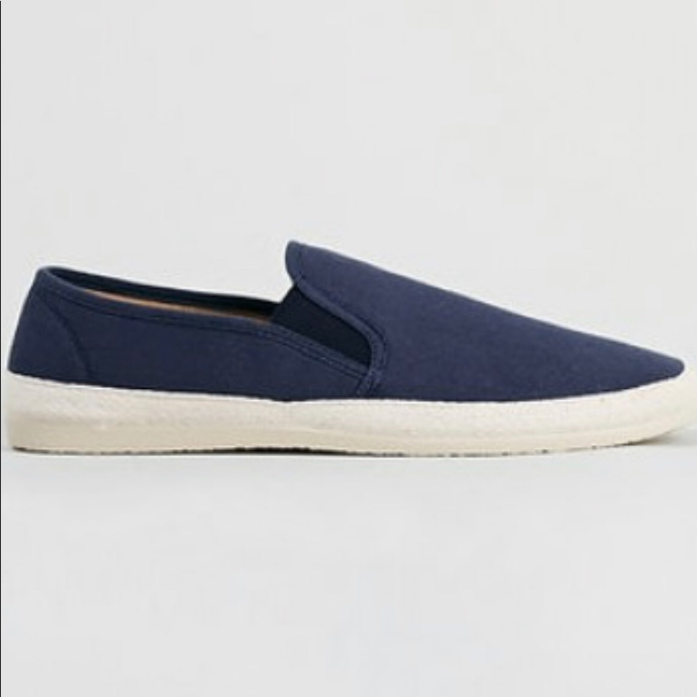 Topman Navy Loafers